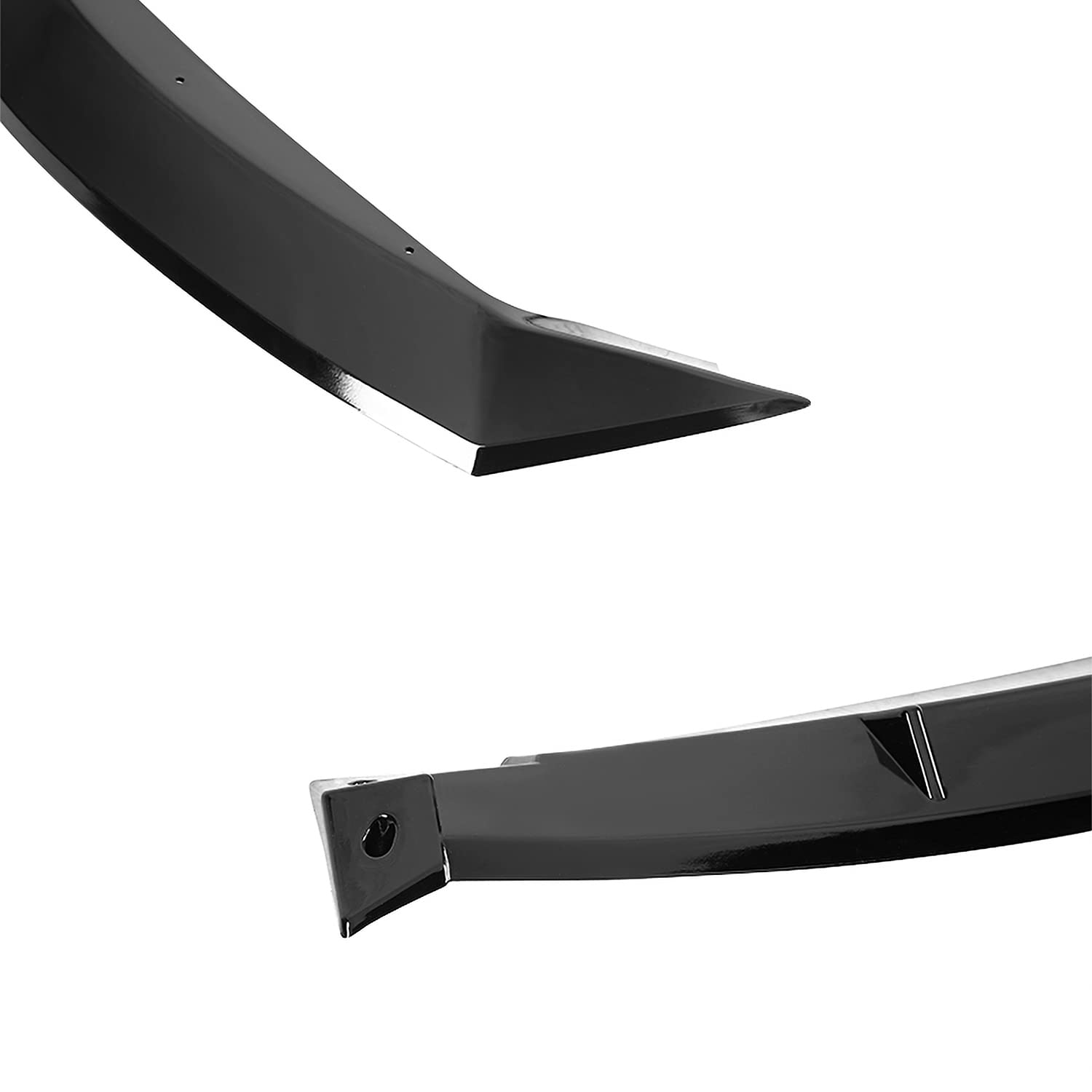 Front Bumper Lip Spec-D Tuning Glossy Black Body Kit Spoiler Splitter Compatible with Toyota Corolla 2019-2022