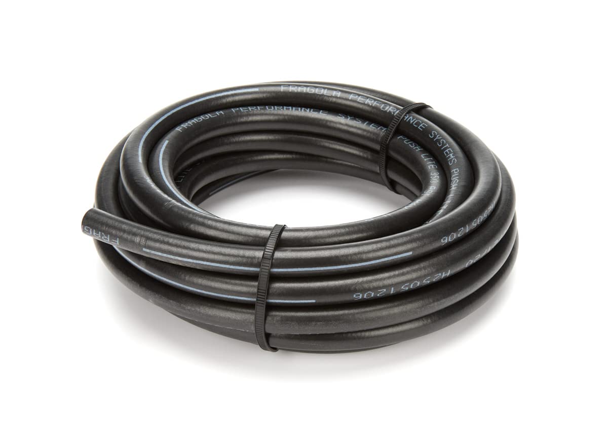 20ft Fragola #4 Hi-Temp Push-Lite Hose - Black