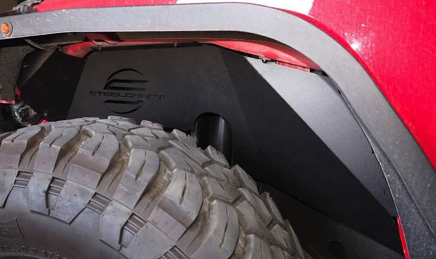 Front Fender Liners SteelCraft 92305 - Fine Textured Black