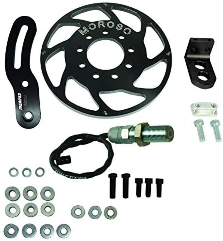 Moroso Ultra Series 60012 Crank Trigger Kit, Fits Big Block Chevy Engines, Driver's Side Mount