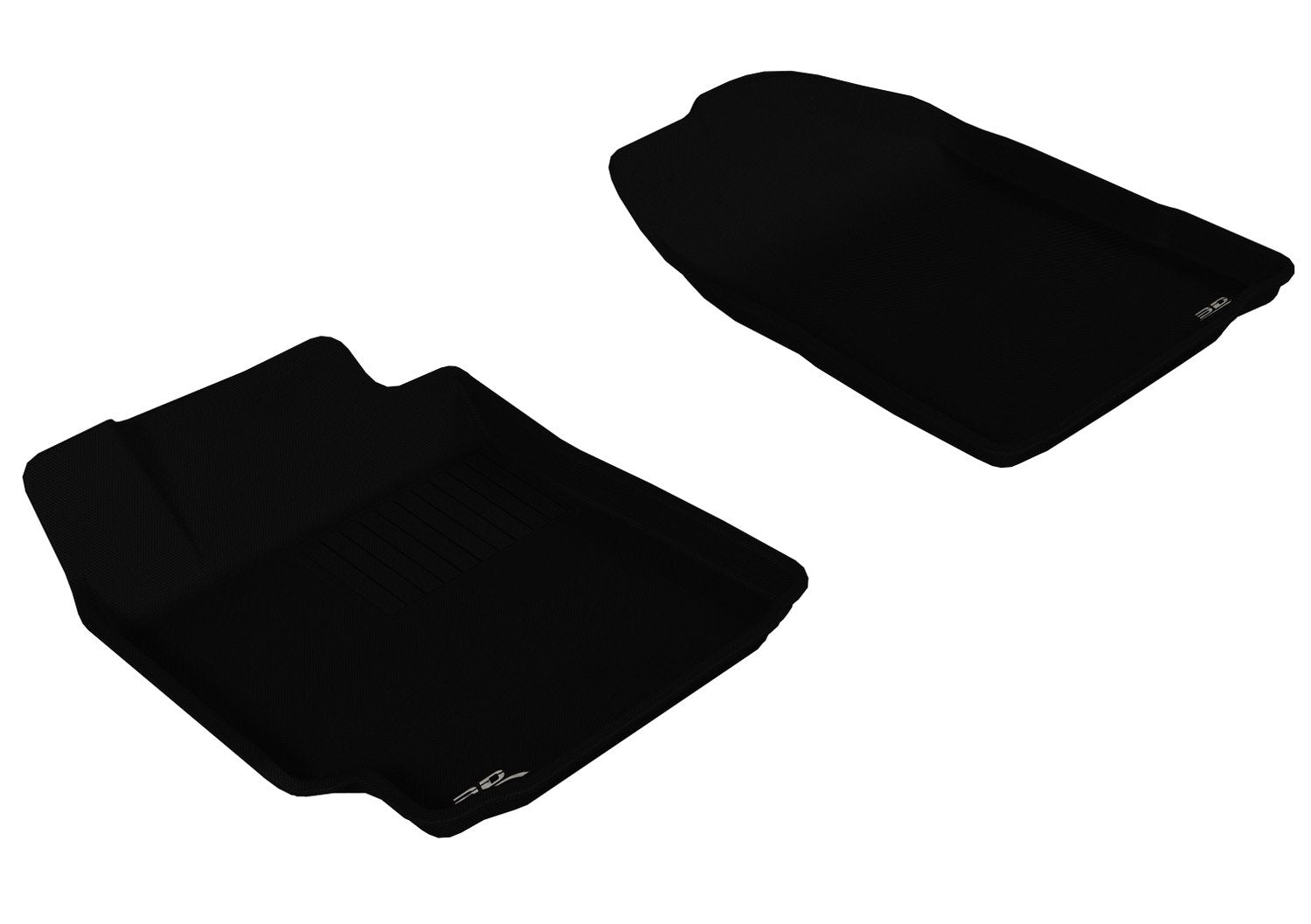 Kagu Floor Mat 3D MAXpider Custom Fit (Black) Compatible with Toyota Camry 2007-2011 - R1
