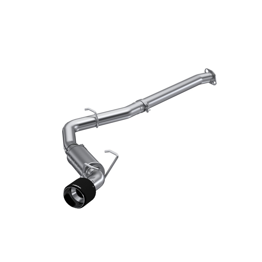 12-22 Subaru BRZ MBRP 17-22 Toyota GR86 Stainless Steel 3in Cat-Back-Single Rear Exit w Carbon Tips
