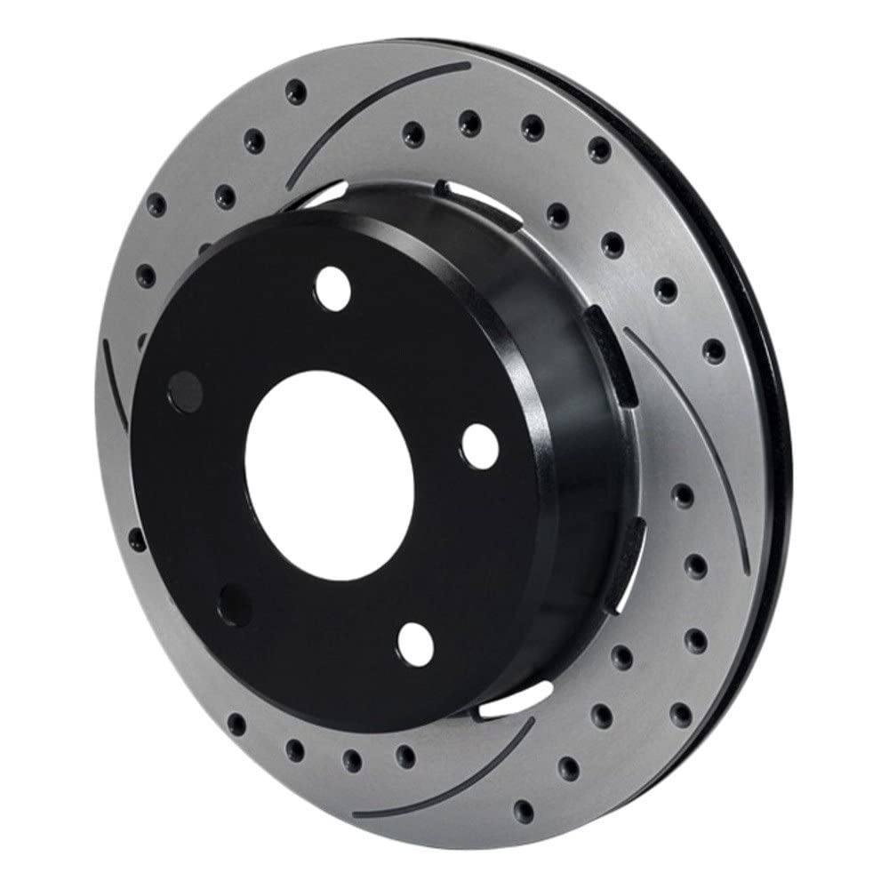 WILWOOD Rotor-1.91" Offset-SRP-BLK-Drill-LH 12.19 x .810 - 5 x 5.50 160-13337-BK