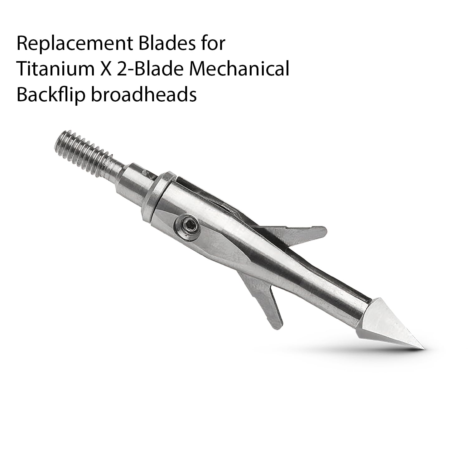 Stainless Steel TruGlo .031 in. Replacement Blade Set (3 Pack) for Titanium X 2 Blade Mechanical Backflip Broadhead