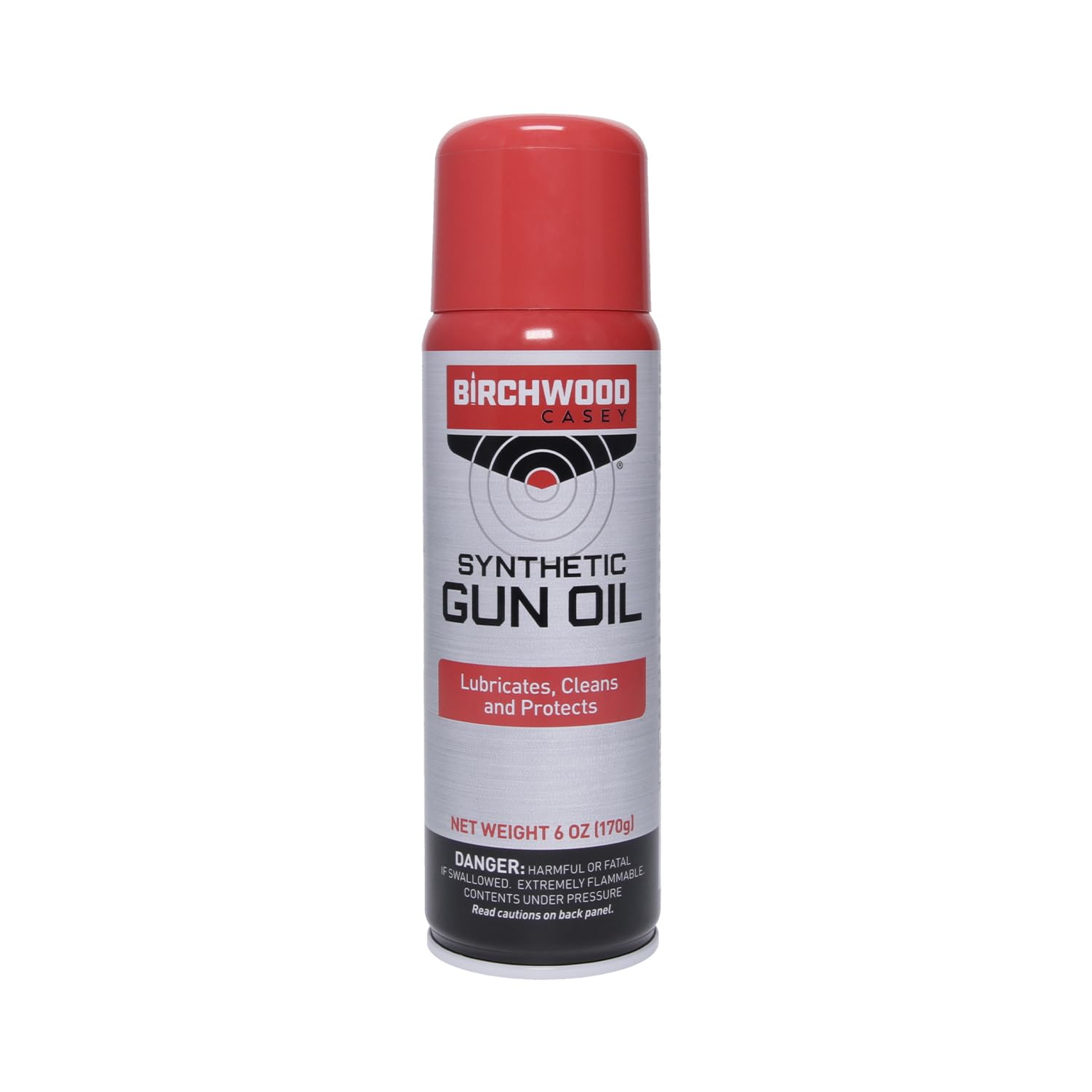 Synthetic Gun Oil Birchwood Casey Convenient-Packed Long-Lasting Gun Lubricant for Reducing Friction, Cleaning, and Protecting Metal Surfaces, 6-Ounce Aerosol