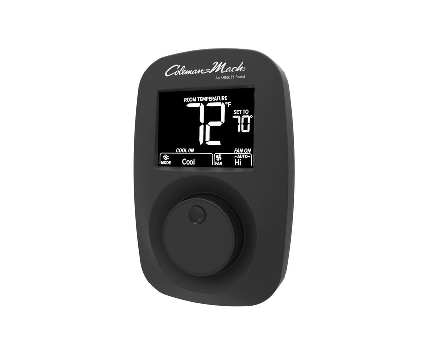 Heat/Cool Coleman 9420A382 Wall Thermostat - Digital, Black