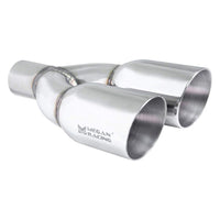 Megan Racing MR-UT-DS Stainless 3.5" Universal Racing Twin Roll Tip