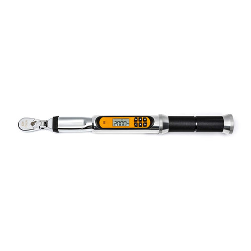 1/4" Drive GEARWRENCH 120XP Flex Head Electronic Torque Wrench with Angle - 85194
