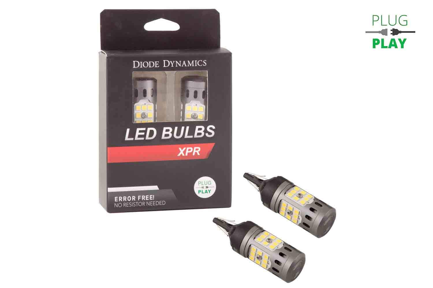 LED Bulb 7443 XP80 LED Cool White Single Diode Dynamics