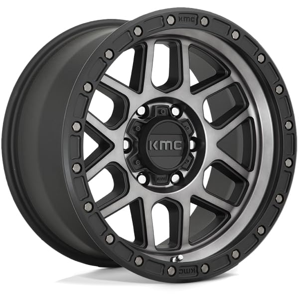 MESA KMC Wheels 20X9 5X1505.98 25mm SATIN BLACK WITH GRAY TINT - KM54429058425