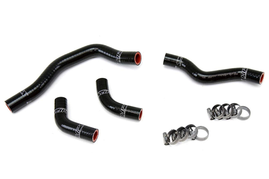 HPS Performance Silicone Black Radiator Hose Kit Coolant Compatible for Honda 2005-2009 2012-2017 CRF450X, 57-1239-BLK