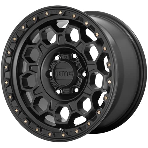 KMC Wheels 17X8 TREK 5X4.256 38mm SATIN BLACK - KM54578045738