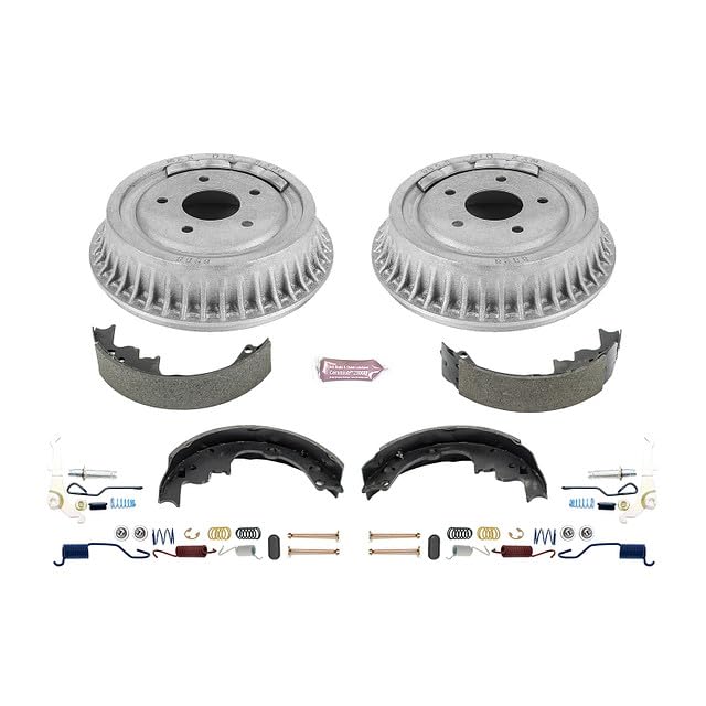 Power Stop Autospecialty KOE15293DK Rear Replacement Brake Kit-OE Brake Drums & Ceramic Brake Pads