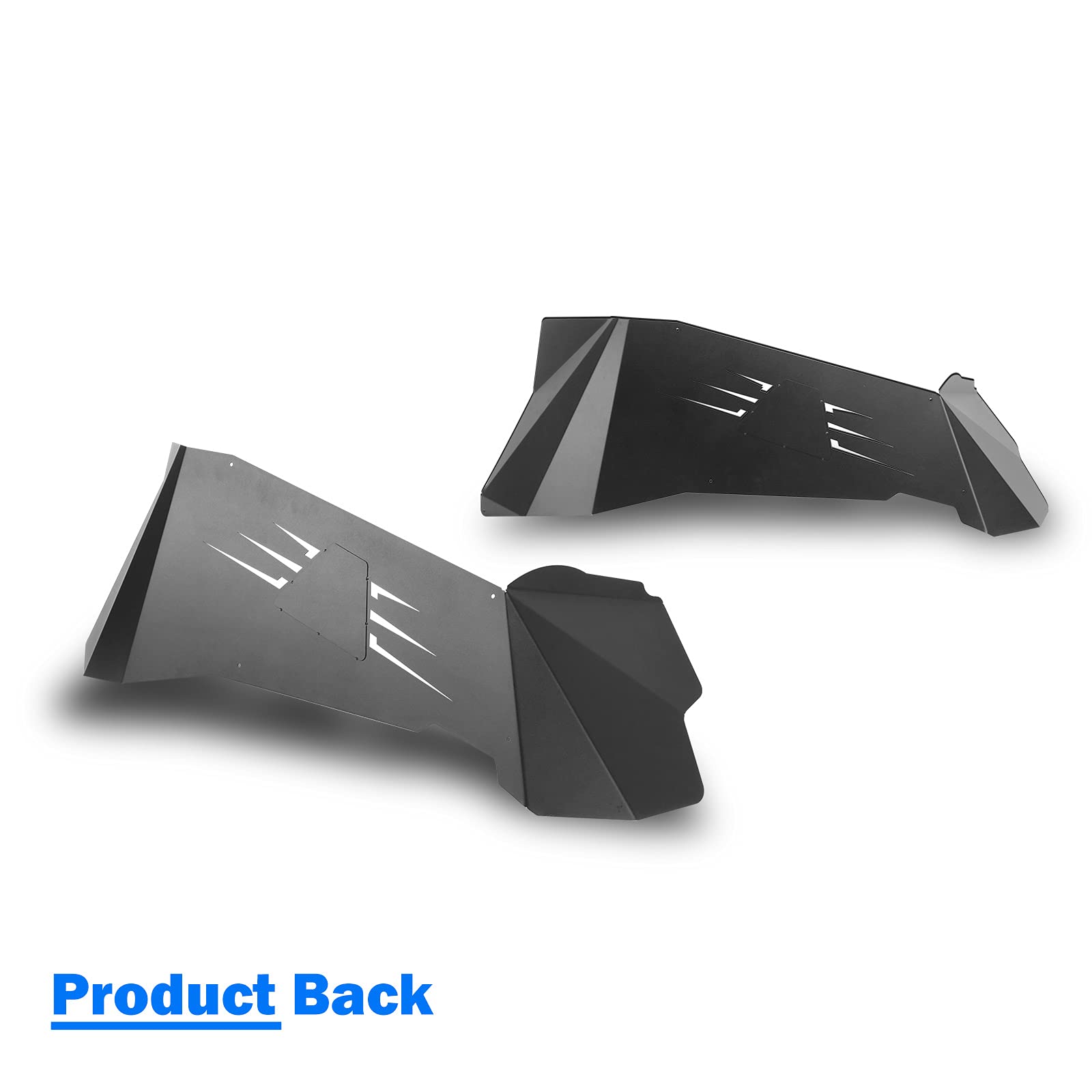 Inner Fender Flares Rear Liners for 2007-2018 Jeep Wrangler JK/JKU,WOLFSTORM 2 PCS Steel Compatible for 2007-2018 Jeep Wrangler JK & JKU,Black