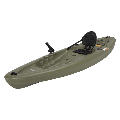 Triton Angler Lifetime 100 Fishing Kayak, Olive Green