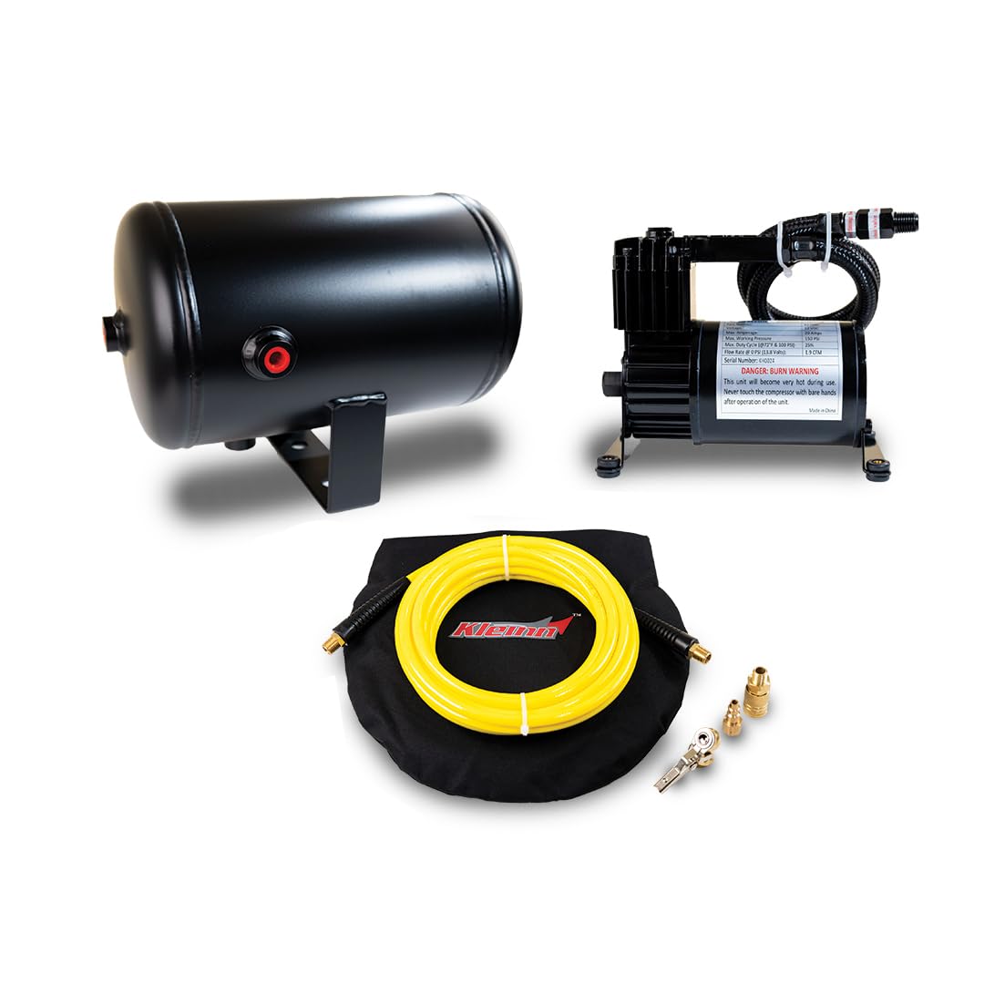 1-Gallon Tank Kleinn Air Horns Complete Air System 6270