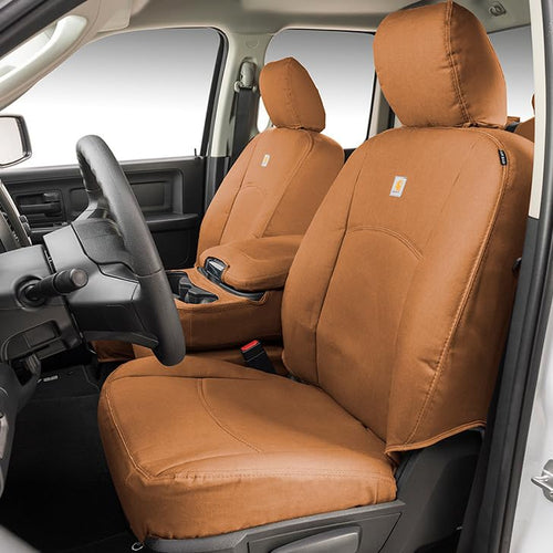 Carhartt Custom PrecisionFit Front Row Seat Covers - Brown