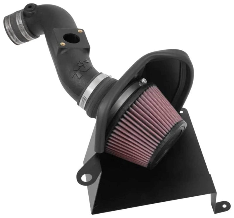 Cold Air Intake System K&N: High-Flow Air Filter, Increase Performance & Acceleration: Compatible with 2016-2021 HONDA: Civic, 63-3517