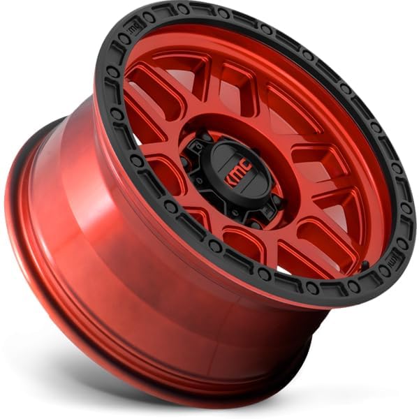 KMC Wheels 20X9 MESA 5X1505.98 CANDY RED WITH BLACK LIP - KM54429058925