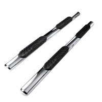 4" Round Spec-D Tuning Side Step Nerf Bars Running Boards Stainless Compatible with 2021-2024 Chevy Tahoe, GMC Yukon