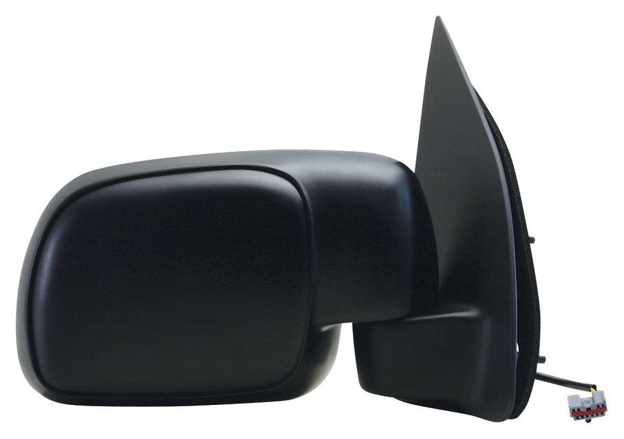 Fit System Side Passenger Mirror for Ford F250 F350 F450 F550 Super Duty Pick-Up, Black, Foldaway, Power