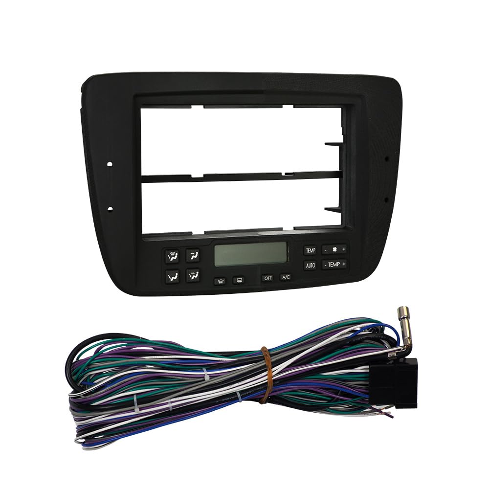 Metra 99-5718 Dash Kit for Single or Double DIN Installation -Black 2000-2003 Ford Taurus