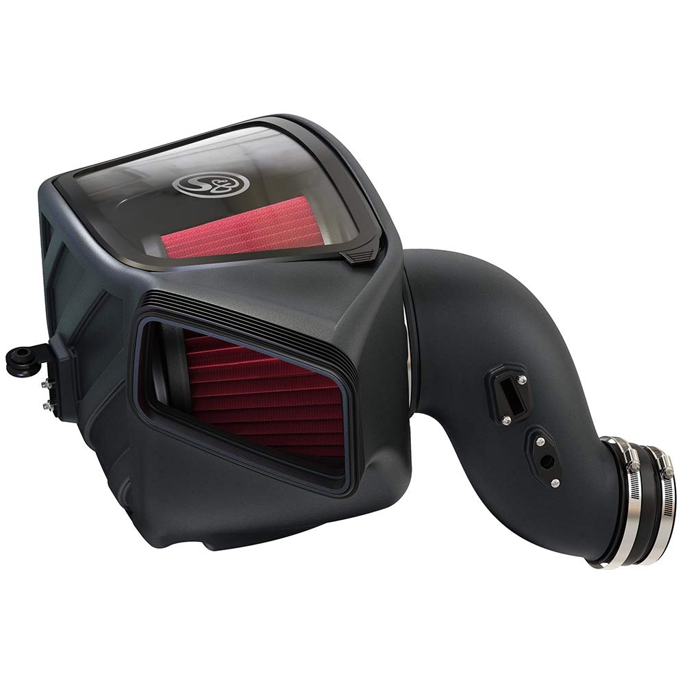 Cold Air Intake S&B Filters 75-5132 For 2019-2020 Dodge Ram Cummins 6.7L (Oiled Cleanable, 8-ply Cotton Filter)