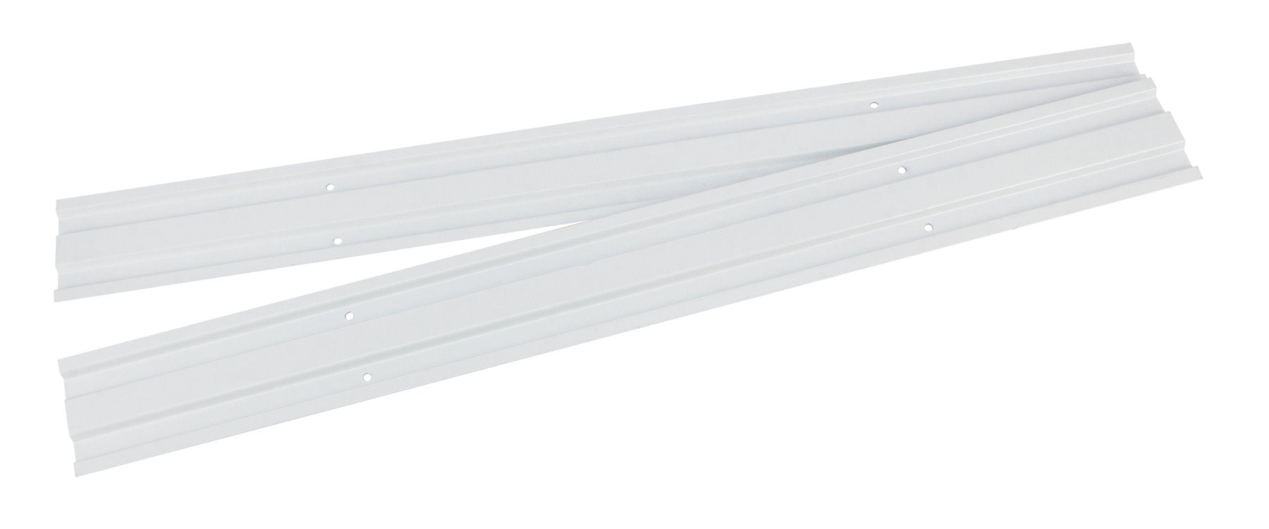 W5169 Performance Tool 32-inch Rail Set for Dual Angel Tilt Parts Bins (2 pack), White