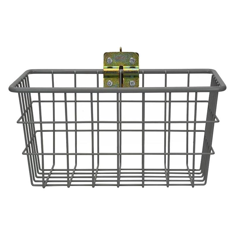 Steel Small Track Basket, 6" H x 12" W x 6" D