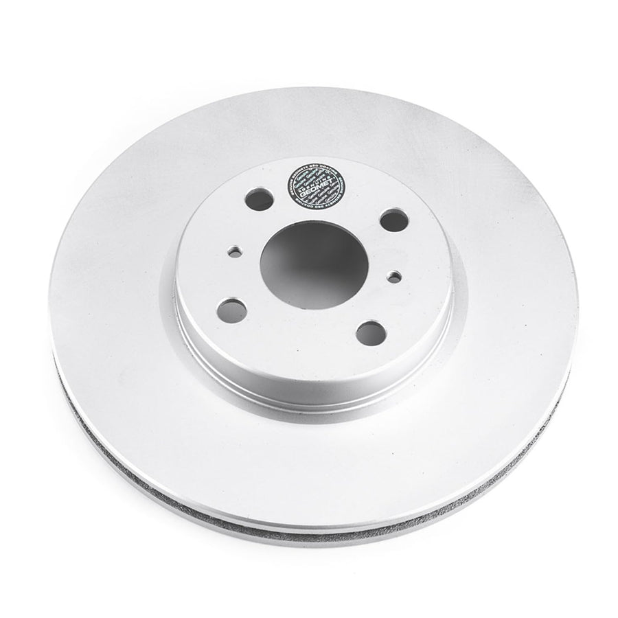 Power Stop Front JBR1546EVC Evolution Genuine Geomet Coated Brake Rotor For Toyota Yaris 2012-2018 [Model Specific]