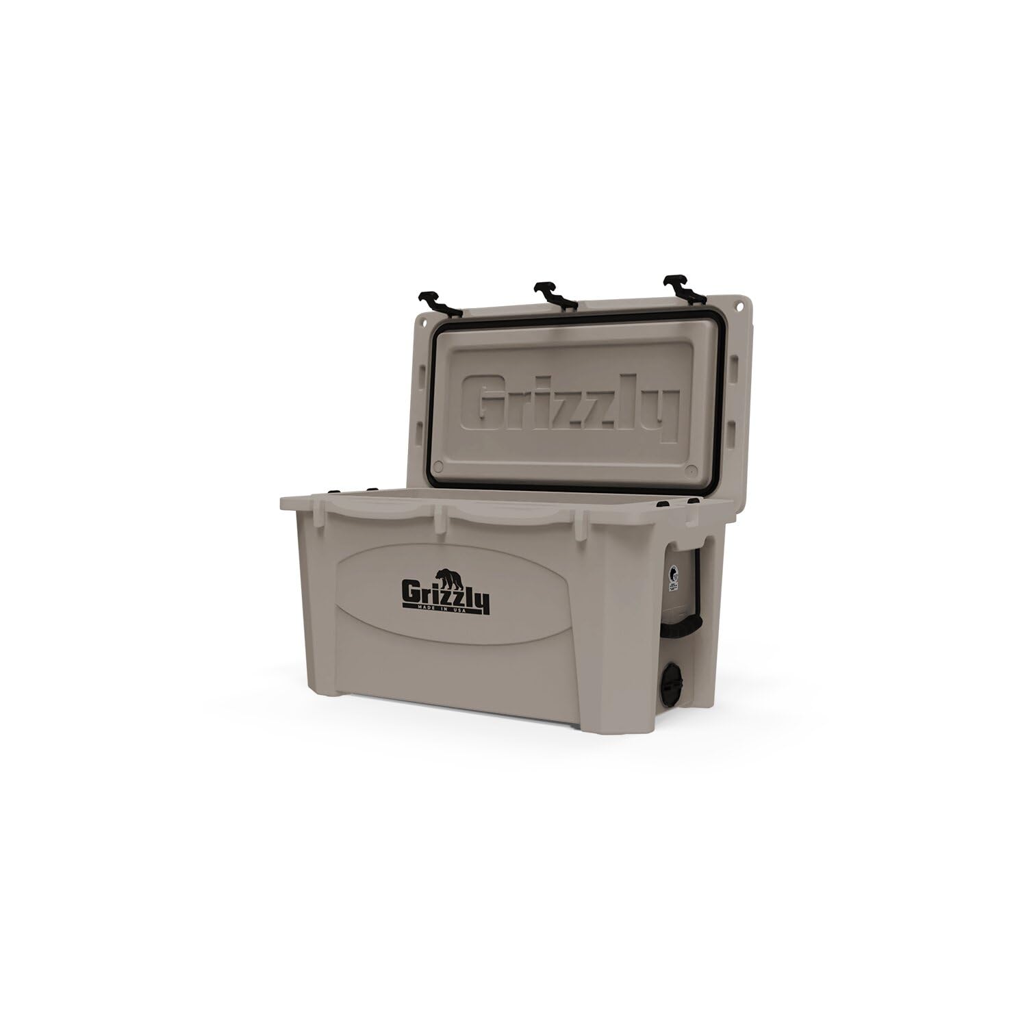 75 Cooler Grizzly | 75 qt Ice Chest Durable Rotomolded Insulated | Made in USA | Warranty for Life | for Beach Boat Camping Fishing Hunting | G75 | Whitetail