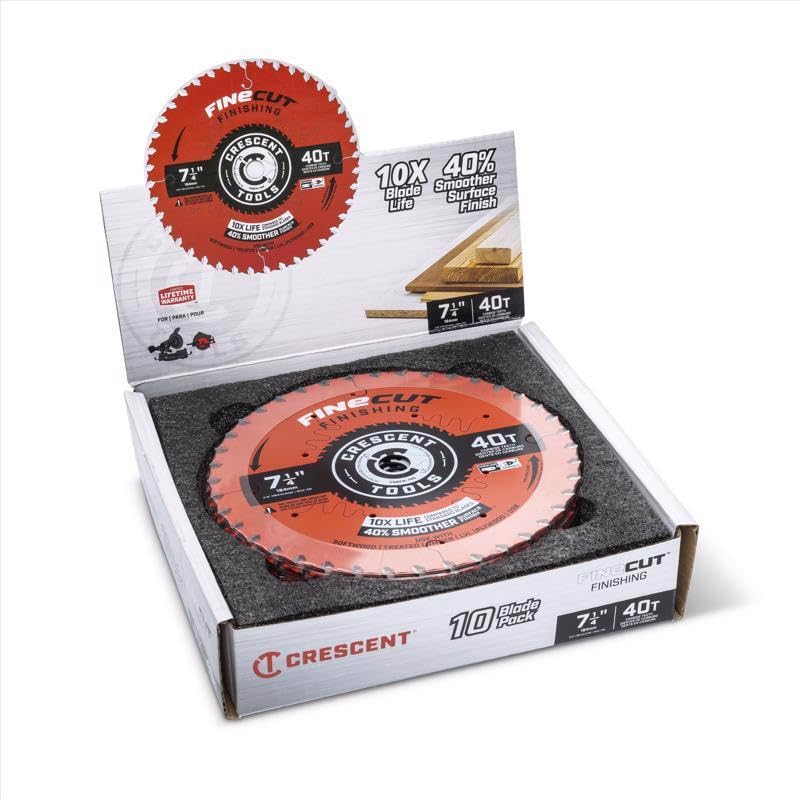 7-1/4" APEX Crescent 40T Finishing Ten Pack (CSBFN-740-10) (10/Each)