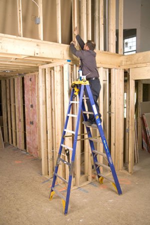 8 Foot Van Mark Step Ladder Pipe Fitters