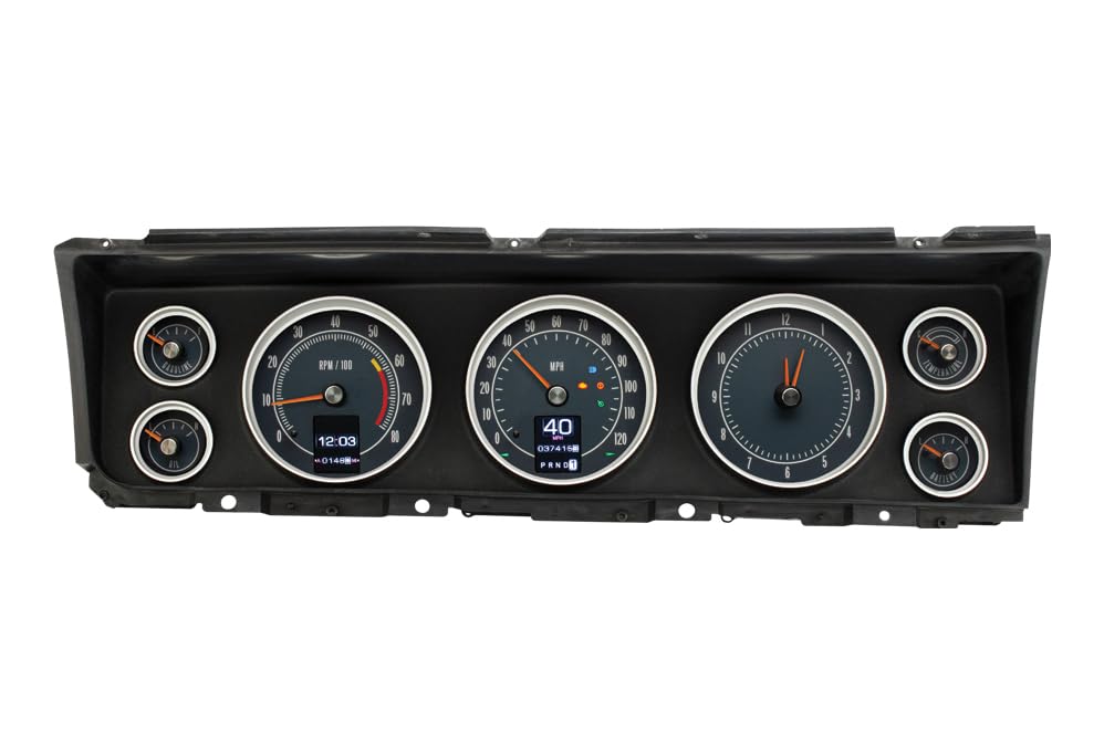 Dakota Digital RTX Gauge Instrument System RTX-67C-IMP-X Compatible with Chevy 1967 Caprice/Impala