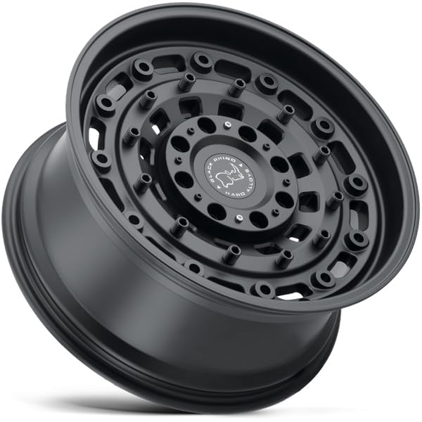 Black Rhino ARSENAL Hard Alloys 17X9.5 5X5.0/5.5 4.54-18mm TEXTURED MATTE BLACK - 1795ARS-80035M78