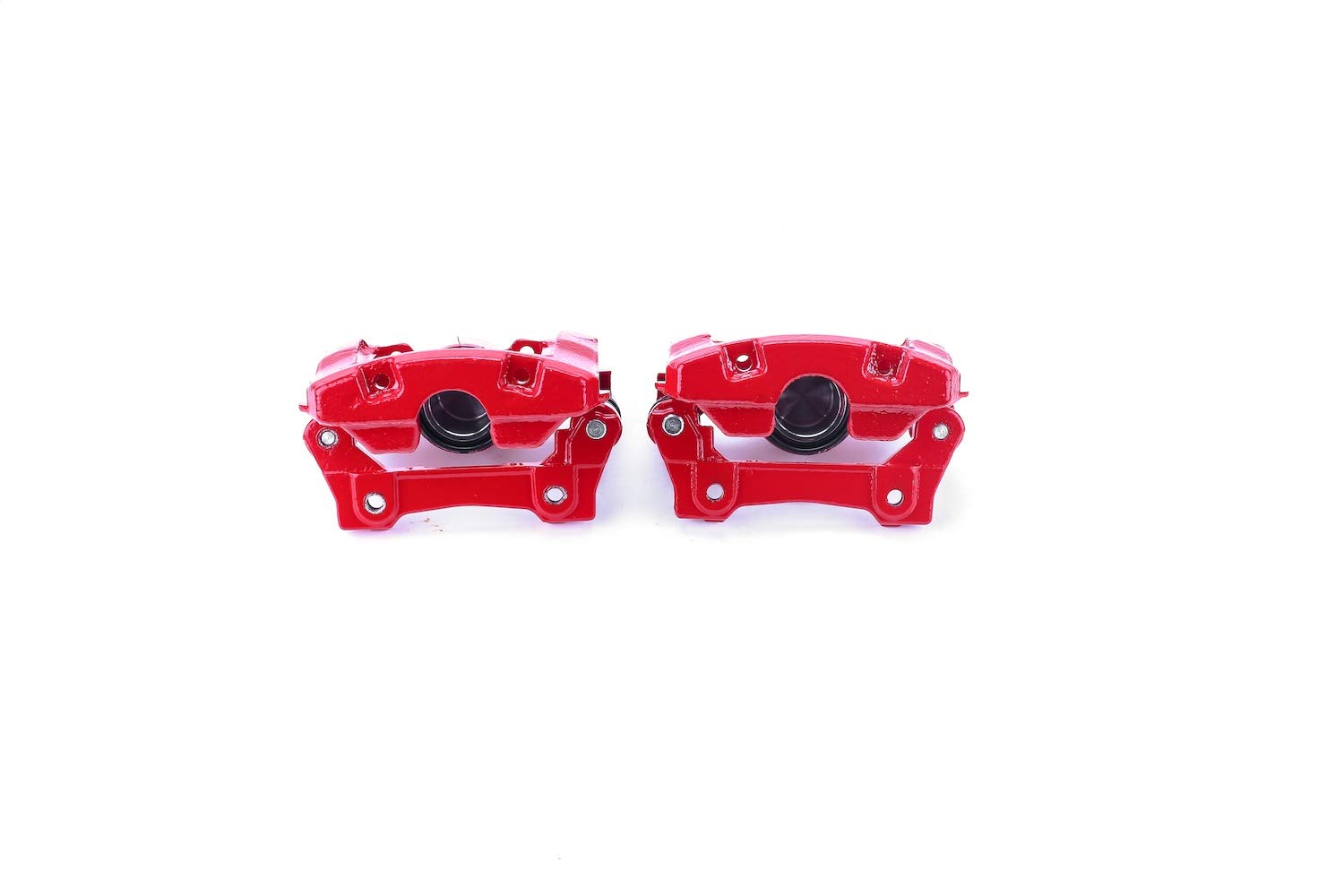 Power Stop Pair of High-Temp Red Powder Coated Rear Calipers For Lexus GS350, Lexus GS430, Lexus GS450h, Lexus GS460, Lexus IS350 [Model Specific]