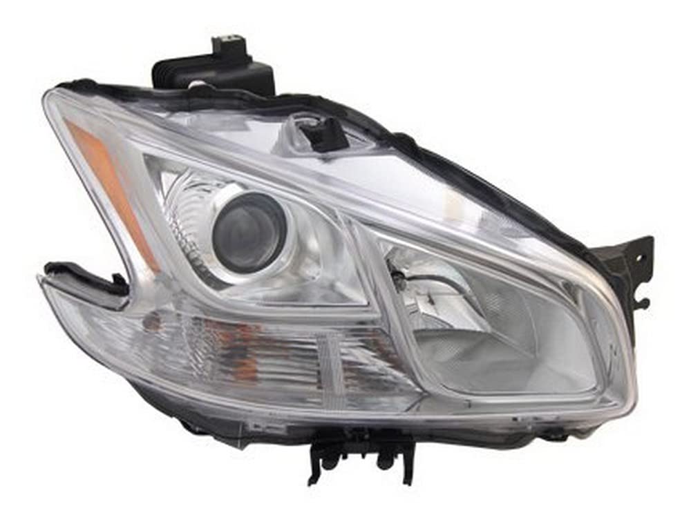 Right Headlight Assembly TYC Compatible with 2009-2014 Nissan Maxima