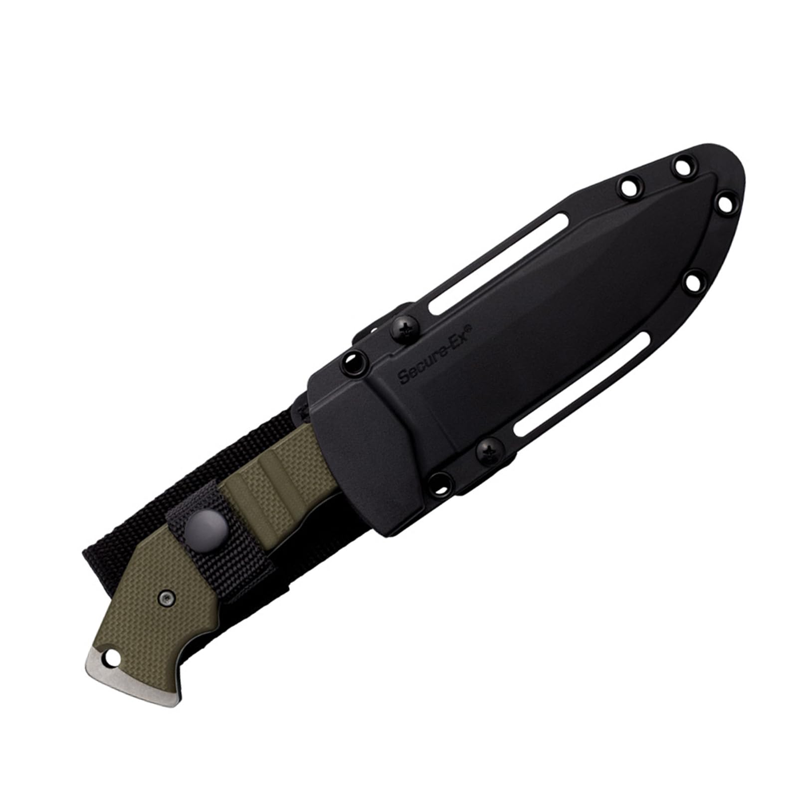 Cold Steel Field AK-47 5.5" CPM 3V Razor-Sharp Clip Point Blade 4.875" G-10 Handle Tactical Fixed Blade Knife w/Secure-Ex Sheath