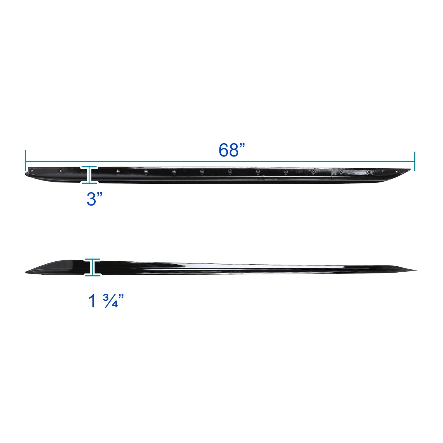 2PC Side Skirts Body Kit Spec-D Tuning Compatible with 2019-2023 BMW G20 3 Series M Performance M340i