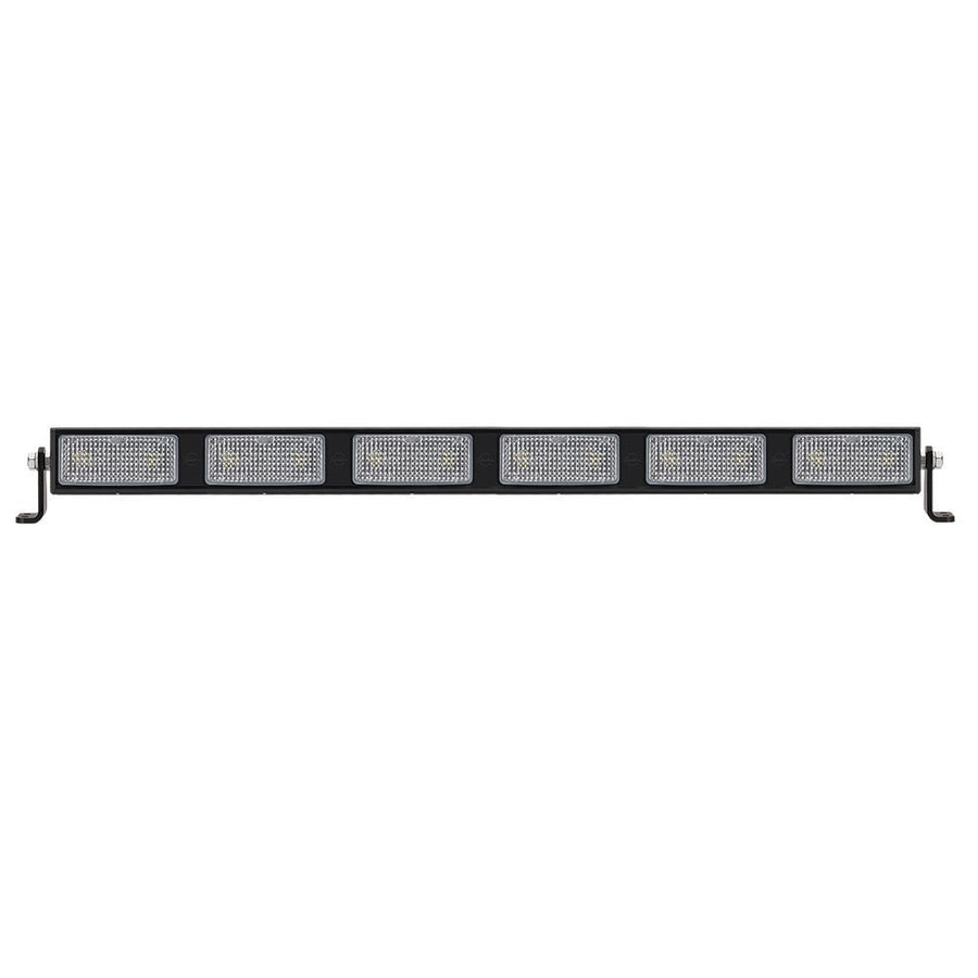 LED JW Speaker 9049F-12V Lightbar 6-Mod, 3960 Effective Lumens, 12V Voltage, 7" Cord Length