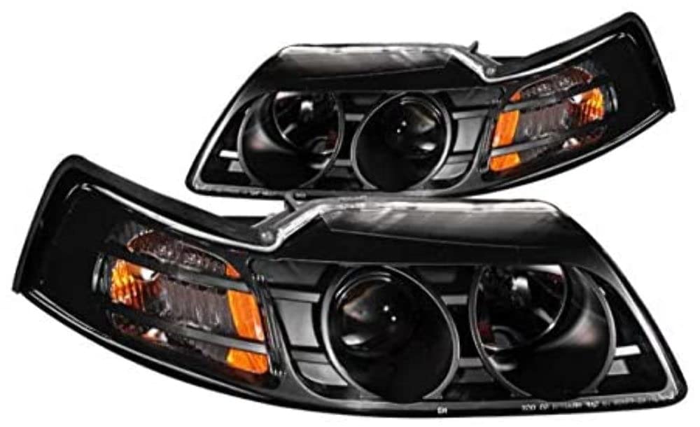 Projector Headlight Set-Black ANZO USA 121042