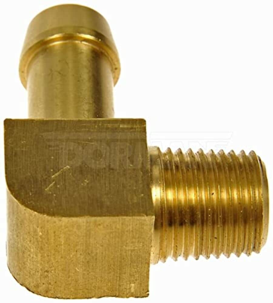 Dorman 90 elbow- 787-046D x 5/16" fuel line fitting 1/8" MNPT