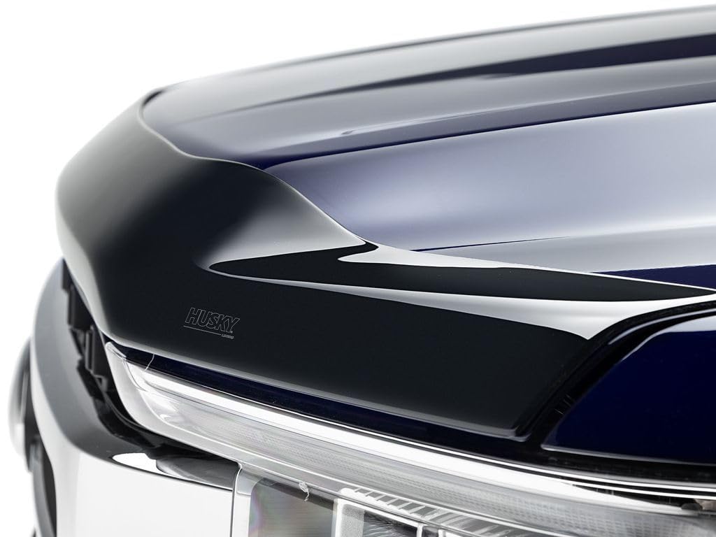 Aeroskin Hood Protector Husky Liners | Fits 2009-2018 Dodge Ram 1500 (Excludes Sport & Rebel Models); 2019-2024 Ram Classic Body | Low Profile Deflector/Bug Shield - 1 pc., Smoke | 2842004