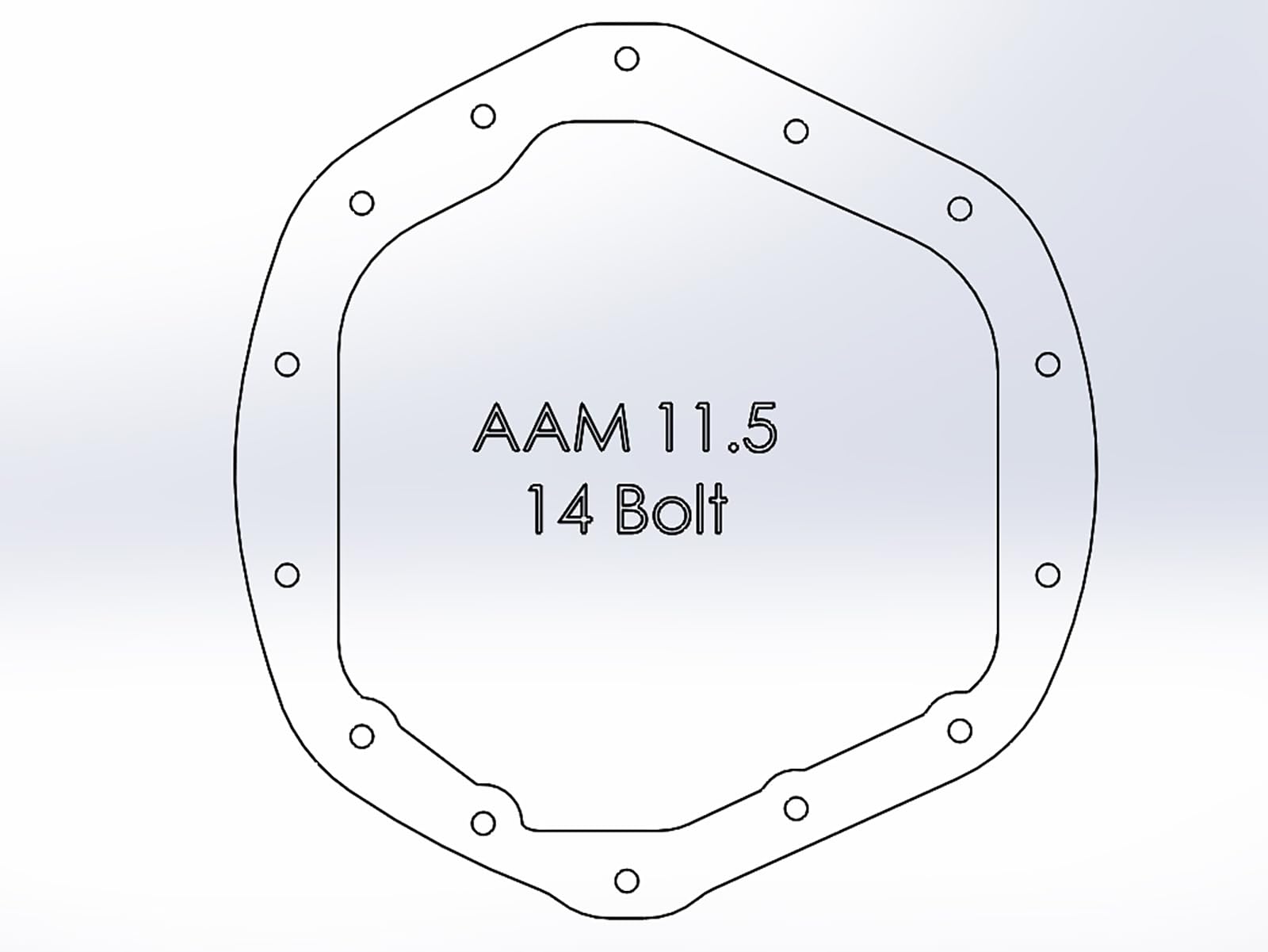 aFe POWER Rear Differential Cover Street Series Raw w/Machined Fins - #46-71060A - GM Diesel Trucks 01-19 V8-6.6L (td) LB7/LLY/LBZ/LMM/LML/L5P