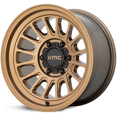 KMC Wheels KM724 OL Matte Bronze Impact Wheel with Aluminum (17 x 8.5 inches /5 x 127 mm, 0 mm Offset)