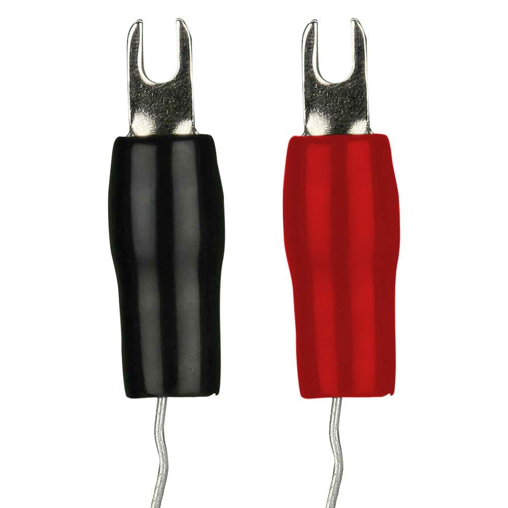 Barrier Spade Terminal Installbay 4 Gauge #10 Nickel - 5 Red 5 Blk (US410)
