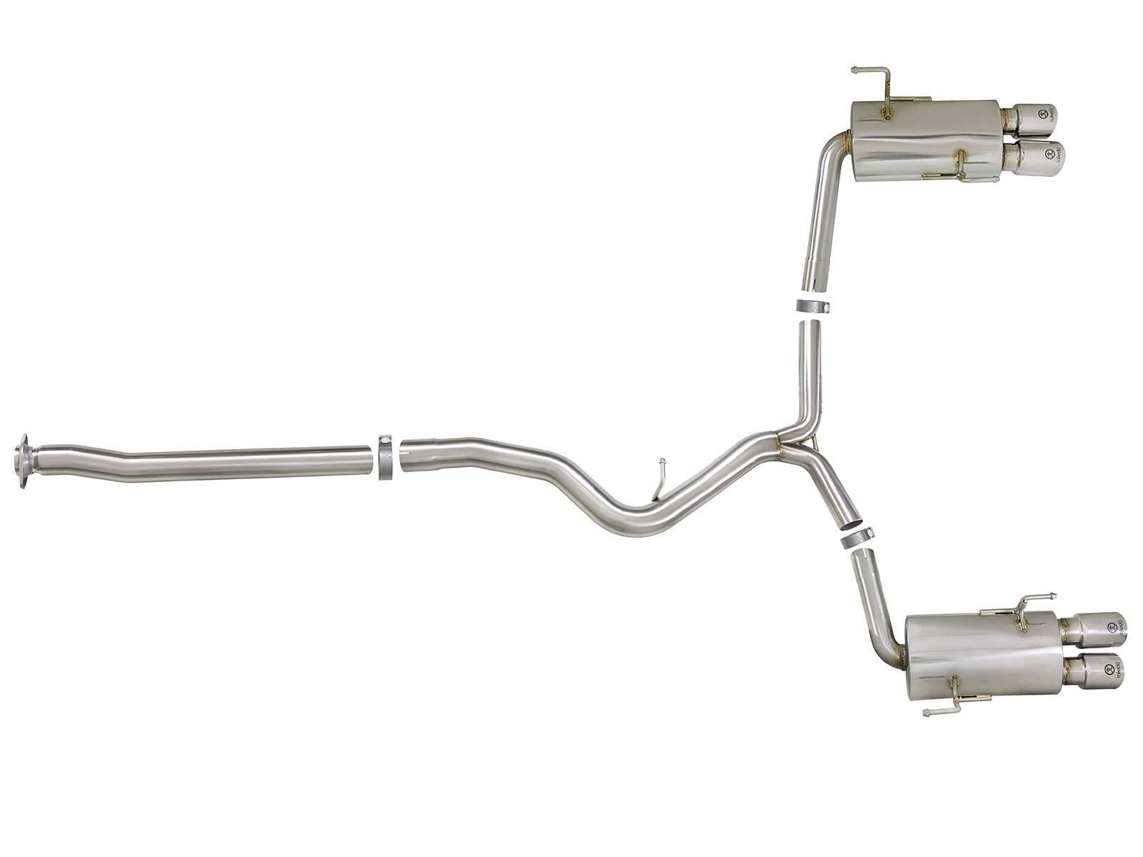 Takeda aFe Power 49-36801-P Stainless Cat-Back Exhaust System (3-2.25")