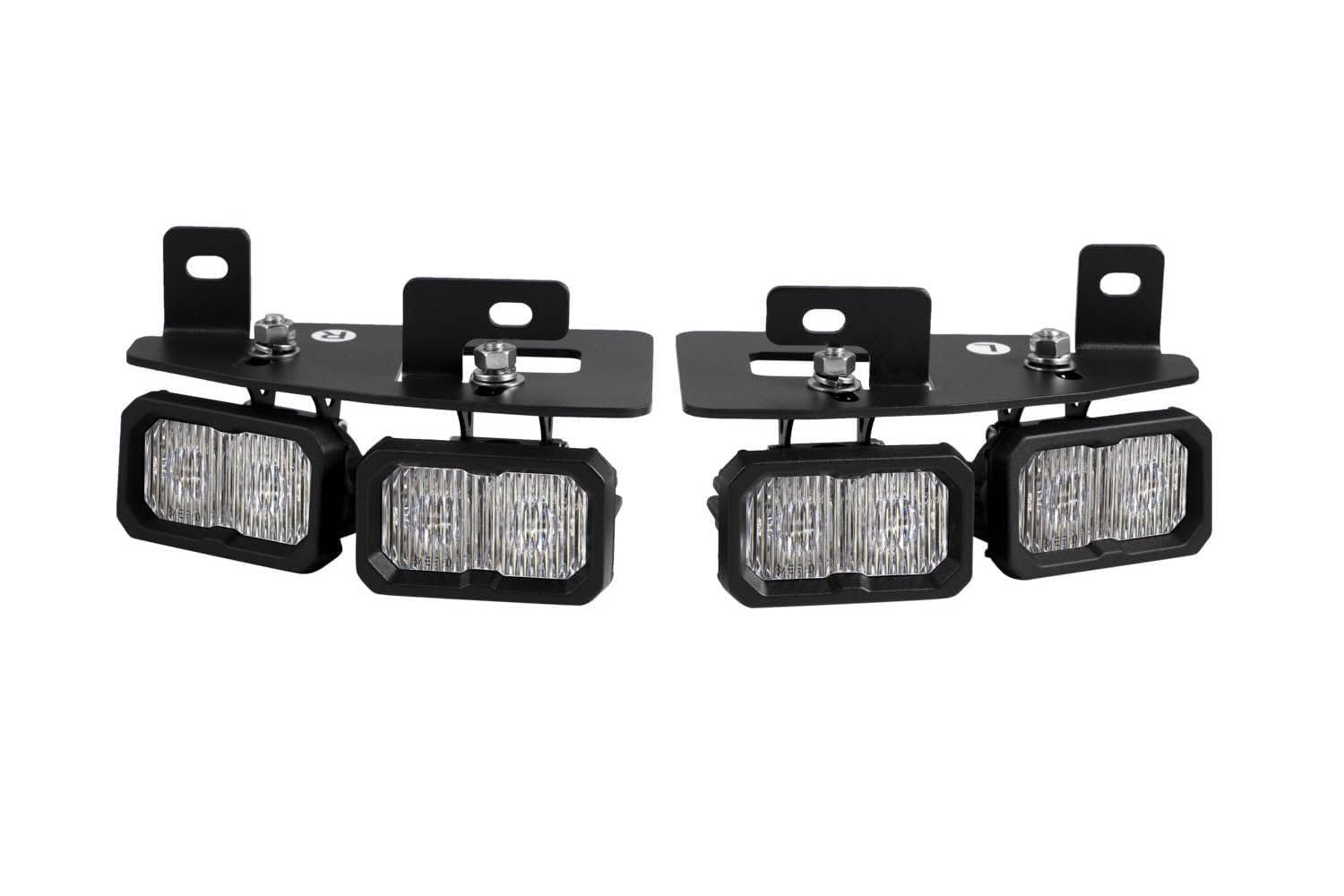 SSC2 LED Fog Pocket Kit Diode Dynamics for 2019-Present Ram, White Sport