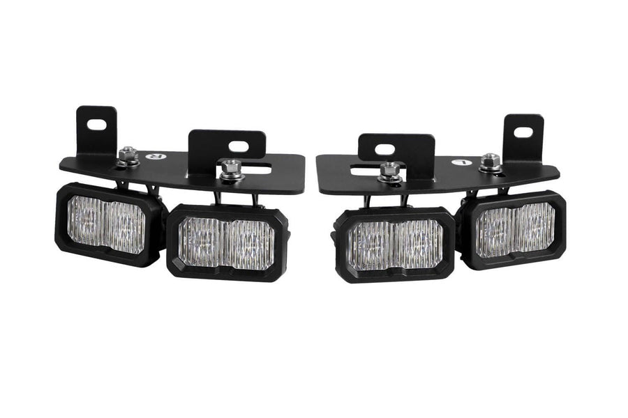 SSC2 LED Fog Pocket Kit Diode Dynamics for 2019-Present Ram, White Sport