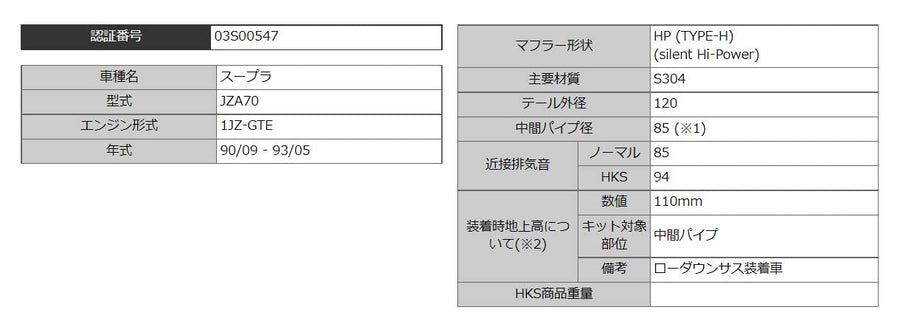 Muffler HKS (31019-AT004)